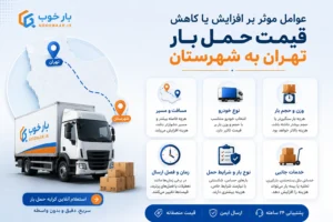 قیمت حمل بار تهران شهرستان